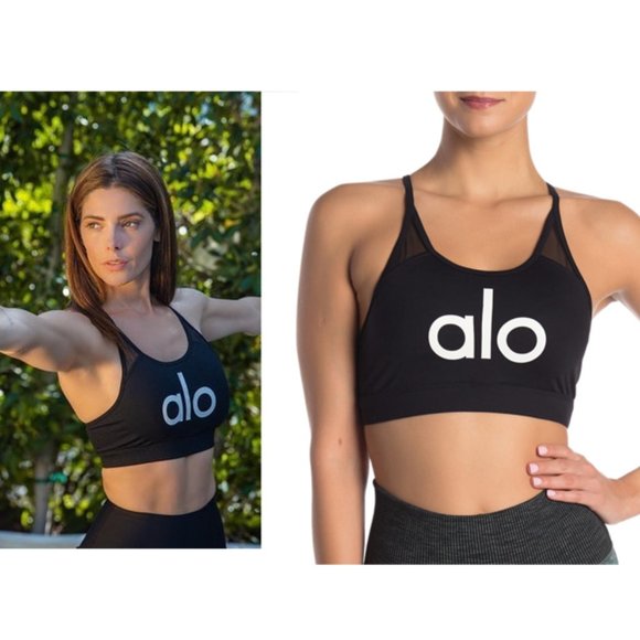 ALO Yoga Other - ALO Starlet Logo Sports Bra K25